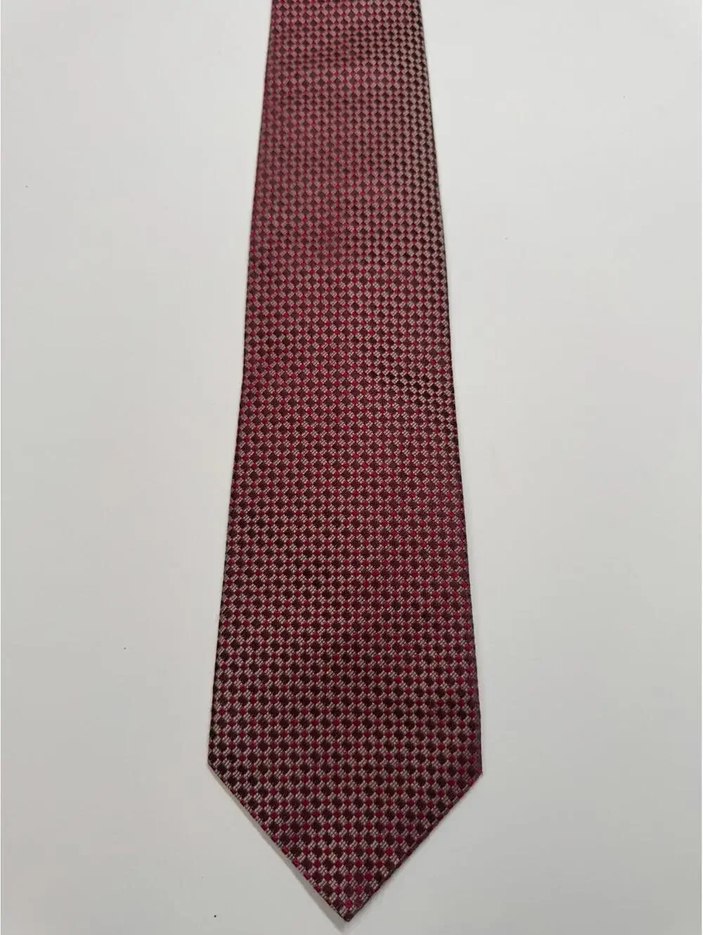 Banana Republic‎ 100% Silk Wide Tie In Red - Made In Turkey
